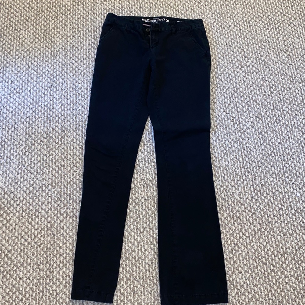 Black boot cut casual pants. Never worn. Size 5/6